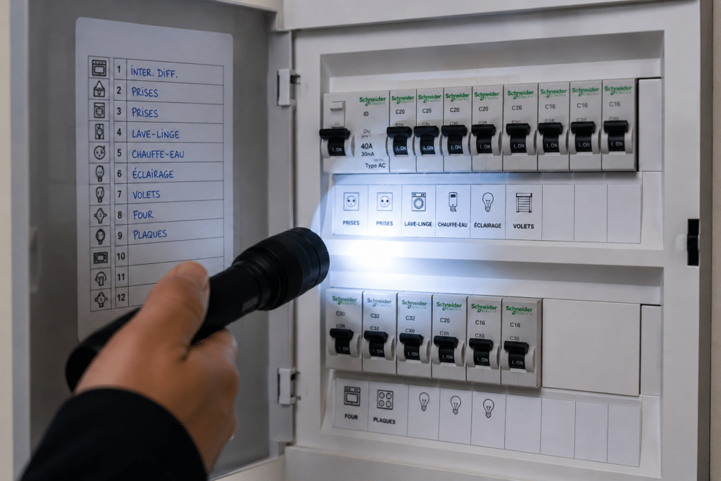 Recherche de panne électrique à Assevent