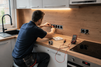 Installation de prise renforcée à Hautmont